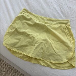 Outdoor Voices Yellow Athletic Skort